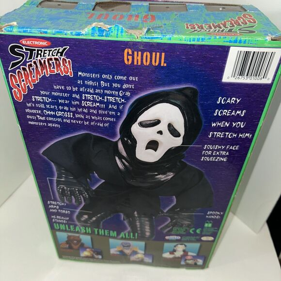 MANLEY TOY QUEST STRETCH SCREAMERS ELECTRONIC GHOUL  WITH BOX - Picture 6 of 16